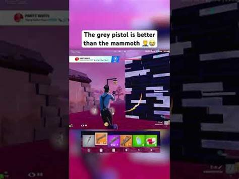 Grey Pistol Better Then The Mammoth Gaming Fortnite YouTube