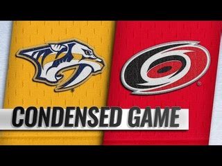 Nashville Predators vs Carolina Hurricanes Jan 13 2019 Видео от