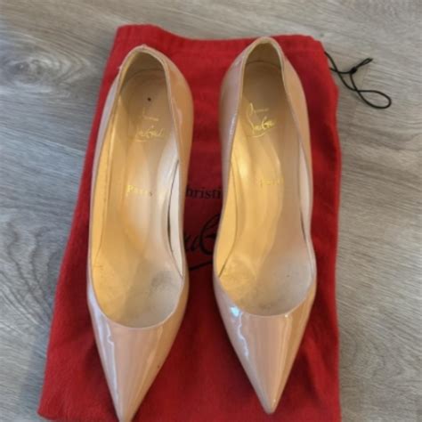 Louboutin Heels Nude Christian Louboutin Sporty Depop