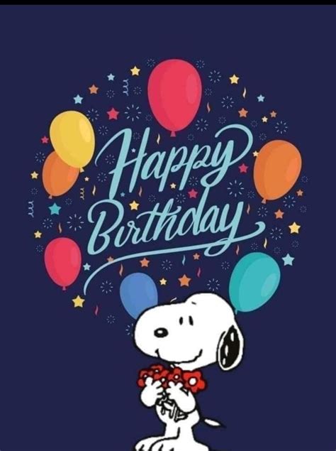 Pin By Ute Sefke On Snoppy Snoopy Birthday Happy Birthday Snoopy