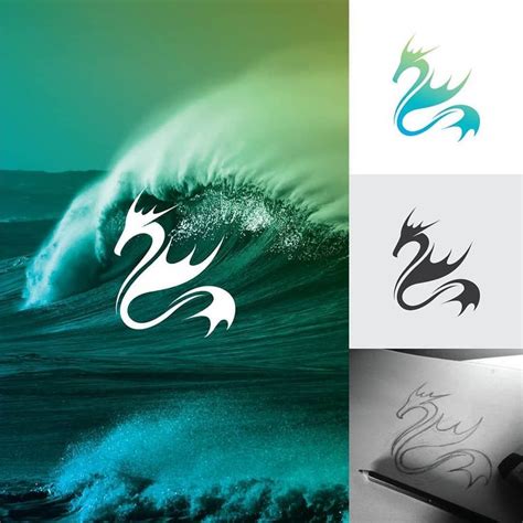 LOGO DESIGNER On Instagram Leviathan Aquatics Logo Concept You Can