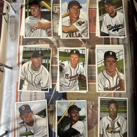 Tcma Reprint Bowman Series Color Baseball Card Set Ebay