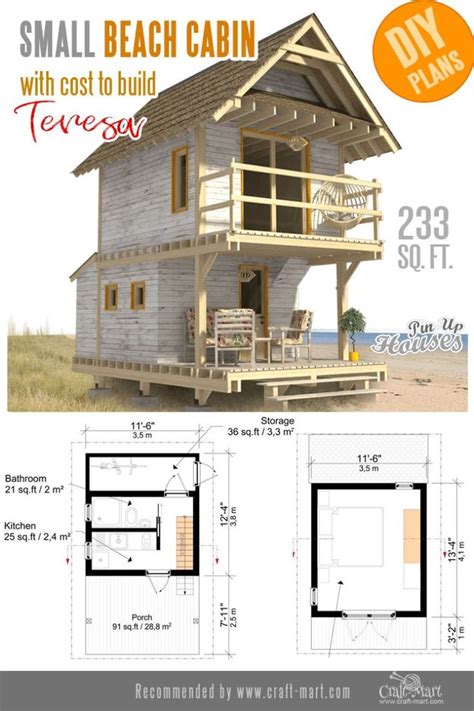 Awesome Small And Tiny Home Plans For Low DIY Budget Small Cabin