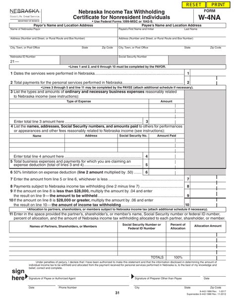 Nebraska Schedule Income Statement Ginger L Philpott