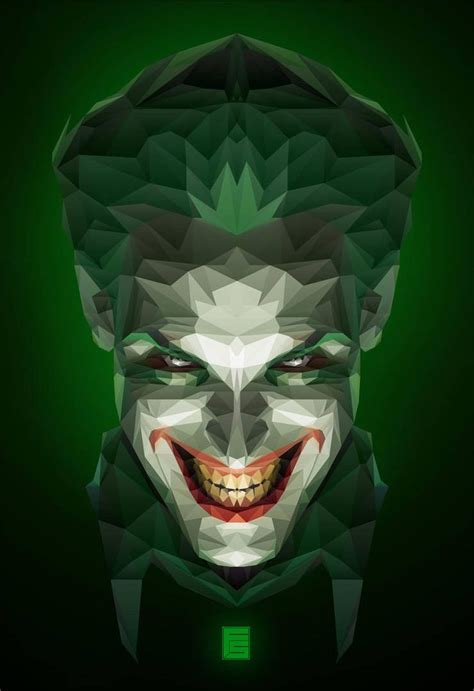 Why So Serious Joker Low Poly By Floridelsalamat On Deviantart