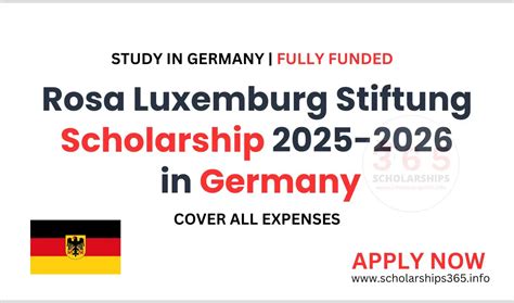 Rosa Luxemburg Stiftung Scholarship In Germany Fully Funded