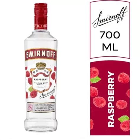 Vodka Raspberry Smirnoff Botella Ml Mercadolibre