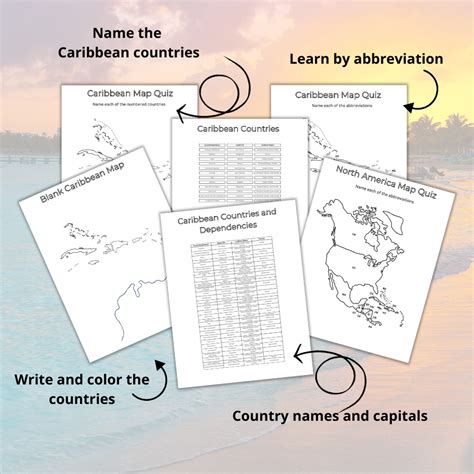 Free Printable Map Of Caribbean Labeled The Facts Institute