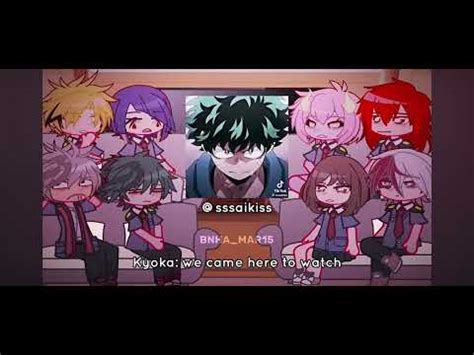 Class 1a React To Bakudeku YouTube