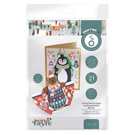 Tonic Studios Die Set-Very Festive Fayre - Mechanical | Oriental Trading