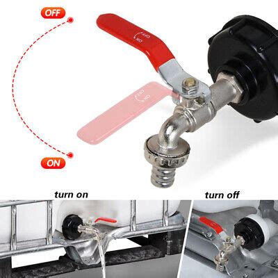 S X To Garden Tap With Hose Fitting Fuel Water Ibc Tank Adapter