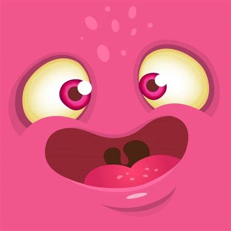 Ilustración de cara de monstruo divertid Premium Vector Freepik