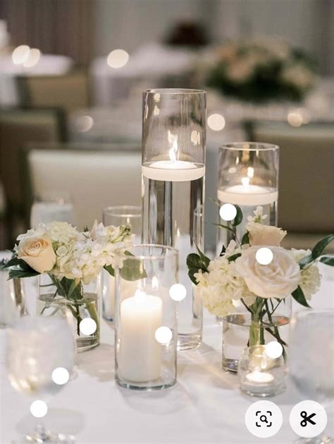 Pin By Brooke Tatum On Wedding Candle Wedding Centerpieces Wedding