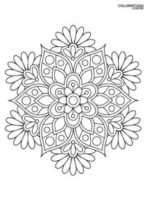 Dibujo De Mandala Para Imprimir