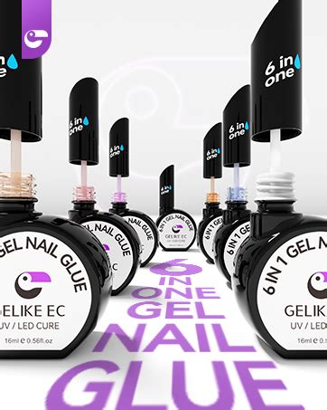 Amazon Geliek EC 2 esmaltes de uñas de gel 6 en 1 para salón de