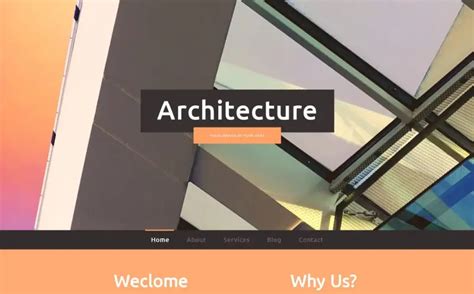 Free Architecture Website Templates Using Html Css And Javascript