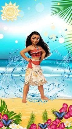 Pin by Johana Sanchez on Tarjetas invitacion cumpleaños Moana theme