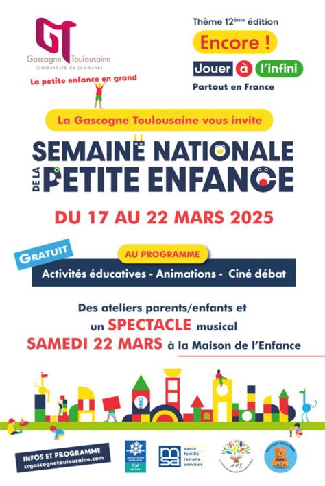 Semaine De La Petite Enfance Du 17 Au 22 Mars 2025 Mairie De