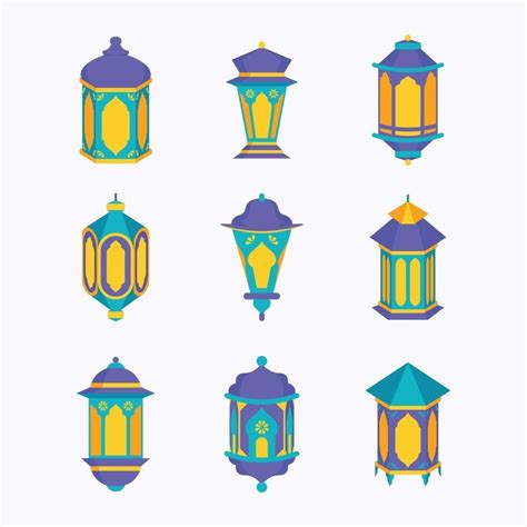 Colorful Lantern Of Ramadan Ornament