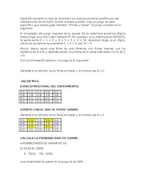 Tabla Nombre Matricula Modulo Probabilidad Y Estadistica V Fecha