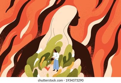 Women Caring Stock Vectors And Vector Art Shutterstock