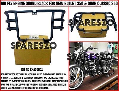 Airfly Engine Guard Black Fit For R E New Bullet Goan Classic