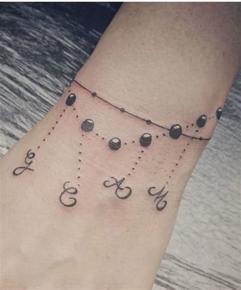 Pin By Melissa Neumann On Tattoos Ankle Bracelet Tattoo Wrist