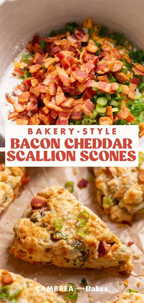 Savory Bacon Cheddar Scallion Sconesrn Recipe Breakfast Brunch