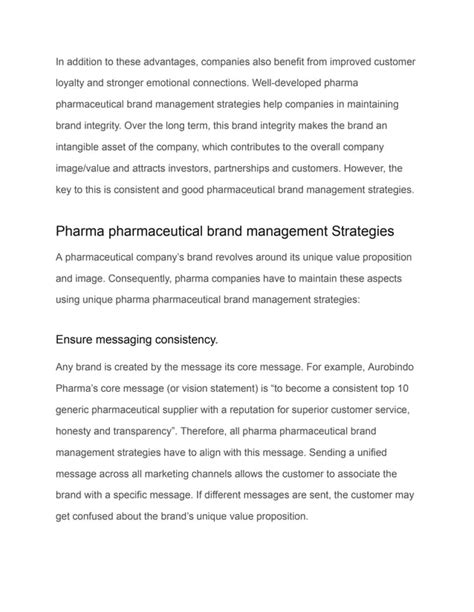 Beyond The Label Crafting A Resilient Pharma Brand Pdf