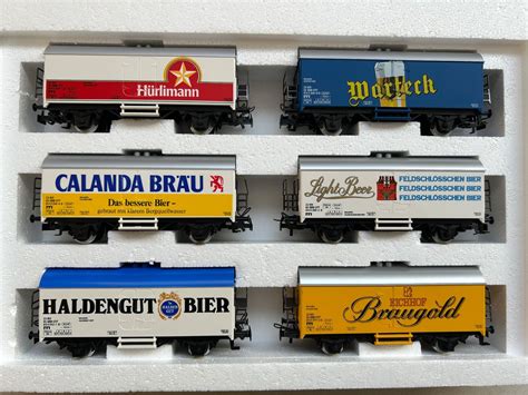 M Rklin Schweizer Brauereien Set Mit Sechs Bierwagen H Kaufen