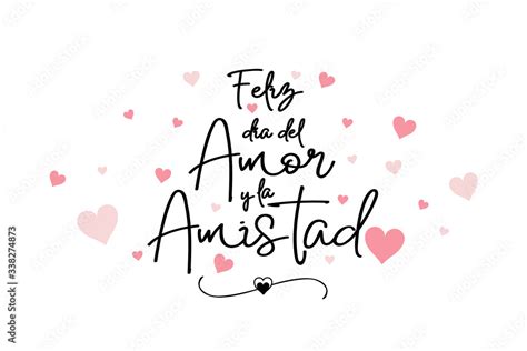 Ilustraci N De Stock Feliz D A Del Amor Y La Amistad Adobe Stock