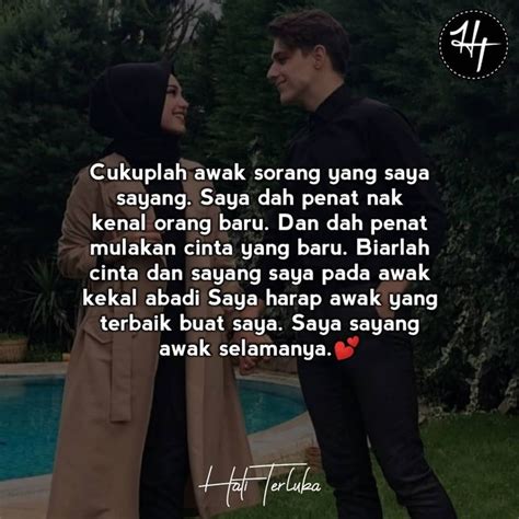 Hatiterluka On Instagram Cukuplah Awak Sorang Yang Saya Sayang