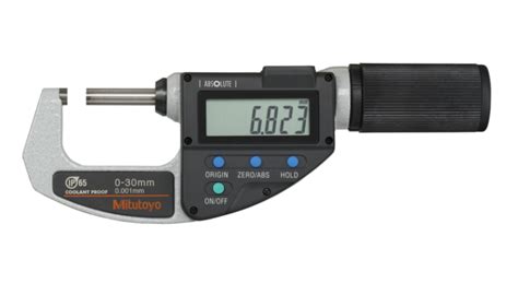 Mitutoyo 293 666 20 Outside Digital Micrometer 0 30mm SEMIKI