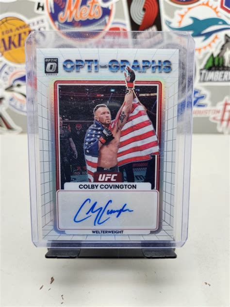 2023 Donruss Optic UFC Opti Graphs Prizm Colby Covington EBay