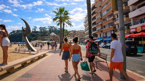 exploring lloret de mars seaside promenade