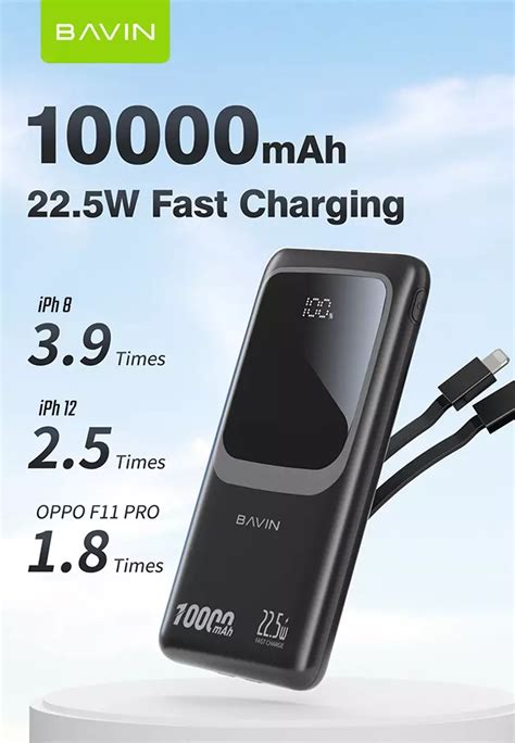 Buy Bavin Pc W Super Fast Charging Mah Power Bank W