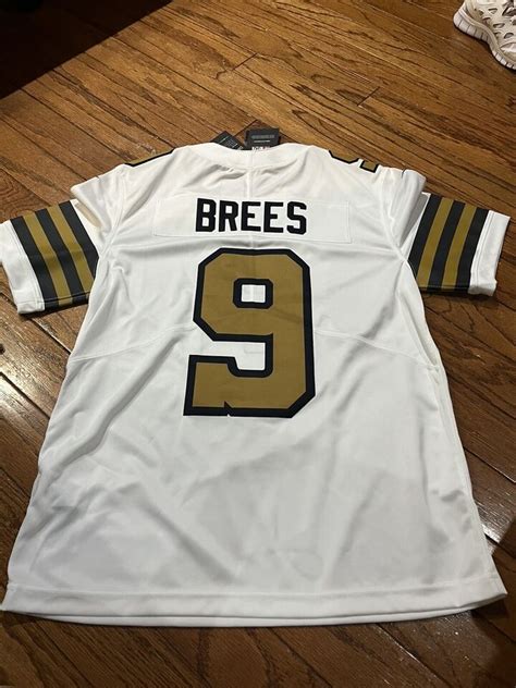 New Orleans Saints Drew Brees Nike Vapor Color Rush White Jersey