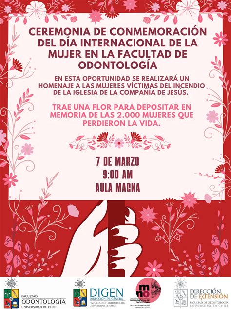 INVITACIÓN Conmemoración Día Internacional de la Mujer 2025 en FOUCh