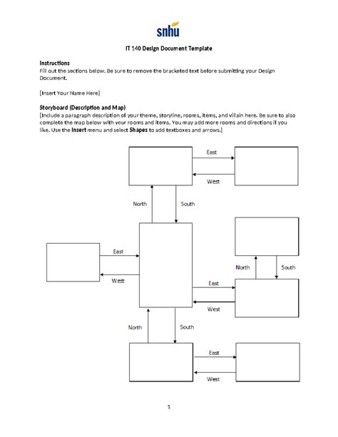 It Project One Pseudocode Design Template Idea It Design