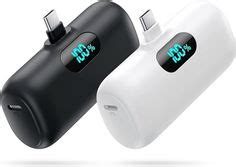 2 Pack Mini Portable Charger 5000mAh Power Bank 3A PD USB C Cell