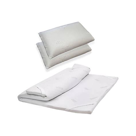 Surmatelas double Sagittaire, Ensemble matelas avec oreillers ... 