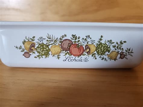 Vintage Corning Ware Spice Of Life Lechalote P Casserole Dish X