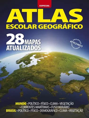 Atlas Escolar Geogr Fico Especial Mapas Atualizados Mercadolivre