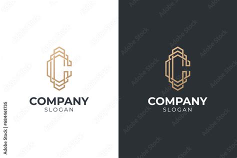 Luxury Letter Ccc Logo Monogram C Logo Design Stock Vector Adobe Stock