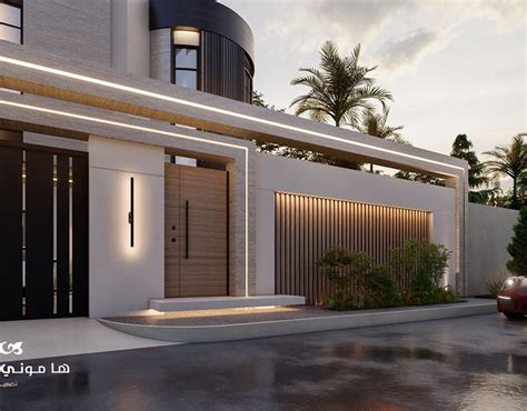 Luxury Villa On Behance House Designs Exterior House Outer Design