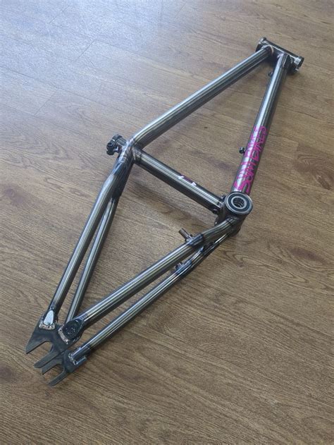 S M Bikes L A M F Jason Ball Sig Frame Ice Bath Alans BMX Seat Tube