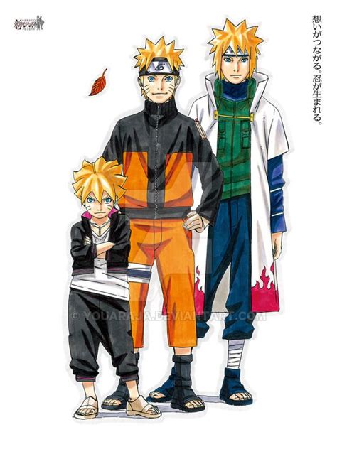 Naruto Boruto Bolt Uzumaki And Minato Namikaze Naruto Minato Naruto