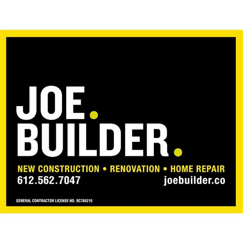 Contractor Joe Builder From Minneapolis Mit Score