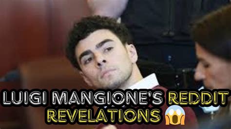 Luigi Mangione Reddit Revelations New Details Youtube