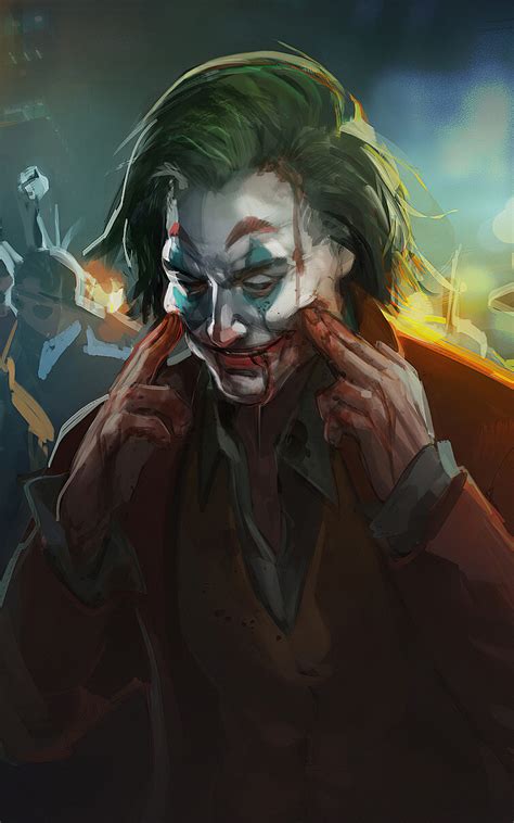 The Joker Sad Smile Wallpaper K